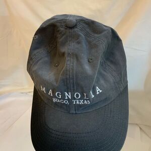 Magnolia Waco Texas Slate Gray Distressed Strapback Adjustable Hat / Cap